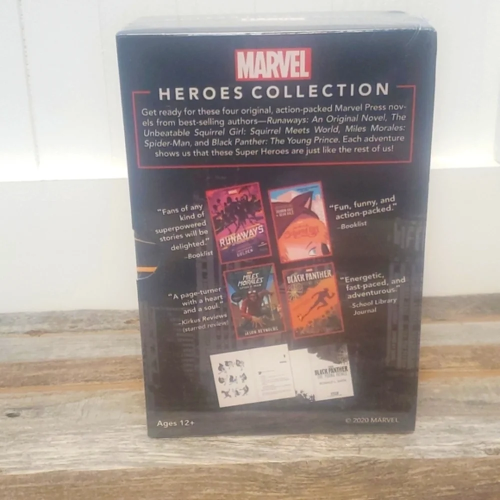 NEW Marvel hero chapter book set